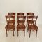Art Nouveau Coffee House Chairs in Bentwood, 1930s, Set of 6 2