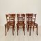 Art Nouveau Coffee House Chairs in Bentwood, 1930s, Set of 6 10