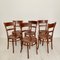 Art Nouveau Coffee House Chairs in Bentwood, 1930s, Set of 6, Image 12