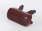 Vintage Pommel Horse Hocker Bank in Leather, 1930s, Image 5