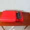 Máquina de escribir Valentine roja de Ettore Sottsass & Perry King para Olivetti Synthesis, años 70, Imagen 14