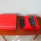 Máquina de escribir Valentine roja de Ettore Sottsass & Perry King para Olivetti Synthesis, años 70, Imagen 13