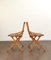 Wooden Folding Chairs from Fratelli Reguitti, Italy, 1950s, Set of 15 9