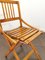 Wooden Folding Chairs from Fratelli Reguitti, Italy, 1950s, Set of 15 17