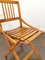 Wooden Folding Chairs from Fratelli Reguitti, Italy, 1950s, Set of 15, Image 17