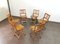 Wooden Folding Chairs from Fratelli Reguitti, Italy, 1950s, Set of 15 6