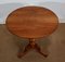 Late 19th Century Louis Philippe Style Walnut Pedestal Table, Image 4