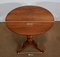 Late 19th Century Louis Philippe Style Walnut Pedestal Table, Image 14