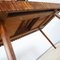 Mesa de madera tallada y trabajado atribuida a las Primeras Obras atribuidas a Paolo Buffa finales de los 50. La mesa presenta dos cajones escondidos y puede servir de extensión, años 50, Imagen 3