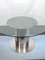 Glass and Stainless Steel Dining Table by Antonia Astori for Driade, Italy, 1960s 6