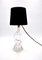 Table Lamp in Glass with Twisted Base 1