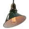 Grün emaillierte industrielle amerikanische Vintage Wandlampe von Westinghouse 2