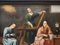 Artista della scuola coloniale, Sacra famiglia nella bottega di Nazareth, XIX secolo, olio su tela, Immagine 6