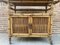 Spanish Bar Cabinet in Bamboo with Wheels, 1950s 11