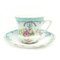 Hand-Painted Porcelain Cup from Department Tielsch, Germany, 1890s, Set of 2, Image 1