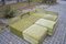 Vintage Green Olive Modular Sofa, 1970s, Set of 6 22