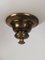 Ceiling Light in White Opaline and Brass, Italy, 1950s 2