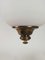 Ceiling Light in White Opaline and Brass, Italy, 1950s 4