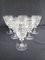 Crystal Wine Glasses from Val Saint Lambert, 1900s, Set of 6 1