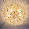 Large Mid-Century Floral Ceiling Light in Murano Glass by Ernst Palme, Germany, 1970s, Image 9