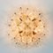 Large Mid-Century Floral Ceiling Light in Murano Glass by Ernst Palme, Germany, 1970s 2