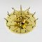 Large Mid-Century Floral Ceiling Light in Murano Glass by Ernst Palme, Germany, 1970s, Image 12