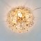 Large Mid-Century Floral Ceiling Light in Murano Glass by Ernst Palme, Germany, 1970s 7