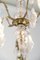 Brass Chandelier with Prisms, 1920s, Image 13