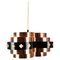 Copper Ceiling Lamp from Werner Schou, 1970s 1