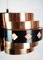 Copper Ceiling Lamp from Werner Schou, 1970s, Image 8