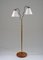 Swedish Modern Brass Floor Lamp, 1940s 2