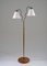 Swedish Modern Brass Floor Lamp, 1940s, Image 2