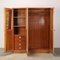 Mahogany Veneer Cabinet with Hinged Doors, Image 3