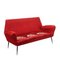 Rotes Sofa, 1950er oder 1960er 1