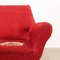 Rotes Sofa, 1950er oder 1960er 4