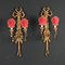 Neo-Classical Style Appliques, Set of 2, Image 1