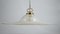 Transparent Murano Glass Ceiling Lamp, 1980s 4