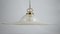 Transparent Murano Glass Ceiling Lamp, 1980s, Image 4