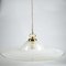 Transparent Murano Glass Ceiling Lamp, 1980s 1