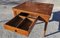 Antiker quadratischer Tisch aus Holz mit Schublade, Italien, 1800er 3