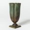Skandinavische moderne Vase aus Bronze von GAB, 1930er 2