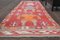 Vintage Turkish Pink Wool Oushak Runner Rug, 1960s 2