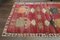 Vintage Turkish Pink Wool Oushak Runner Rug, 1960s 9