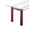 Modern Bourdeaux Steel Dining Table with Glass Top, Italy, 1980s 3