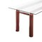 Modern Bourdeaux Steel Dining Table with Glass Top, Italy, 1980s, Image 3