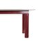 Modern Bourdeaux Steel Dining Table with Glass Top, Italy, 1980s 4