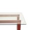 Modern Bourdeaux Steel Dining Table with Glass Top, Italy, 1980s 5