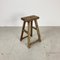 Rustic Wooden Waxed Stool X101, Image 1