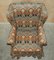 Vintage English Oak Armchair from Liberty's London, 1930s, Image 12