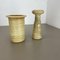 Vases d'Atelier en Céramique attribués à Vest Ceramics, Pays-Bas, 1970, Set de 2 4